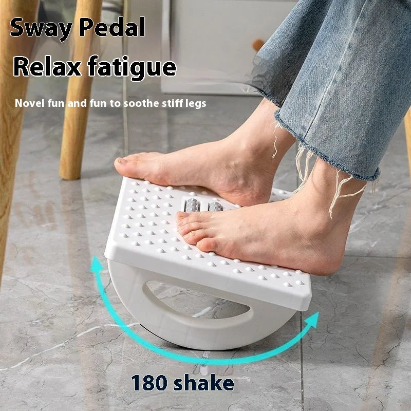 Foot Rest Under Desk FWith Massage Rollers Foot Rest For Home Office Work