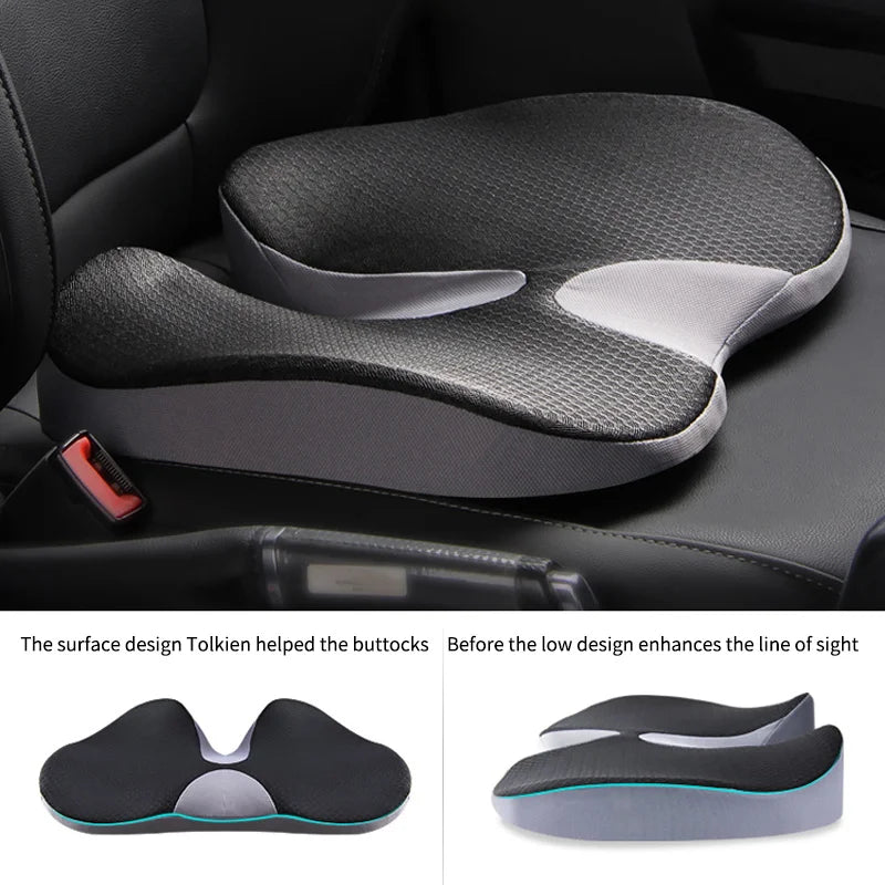 Cushion Non Slip Orthopedic Memory Foam Prostate Cushion for Tailbone Sciatica, back Pain Relief Comfort, office Car Seat