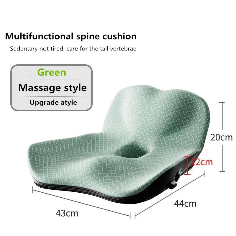 Non-Slip Orthopedic Memory Foam Cushion for Tailbone Sciatica, back Pain relief, Comfort Office Chair  Seat