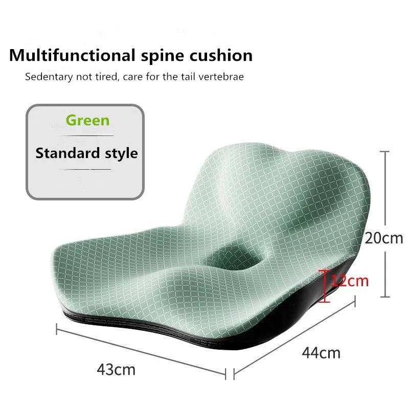 Non-Slip Orthopedic Memory Foam Cushion for Tailbone Sciatica, back Pain relief, Comfort Office Chair  Seat