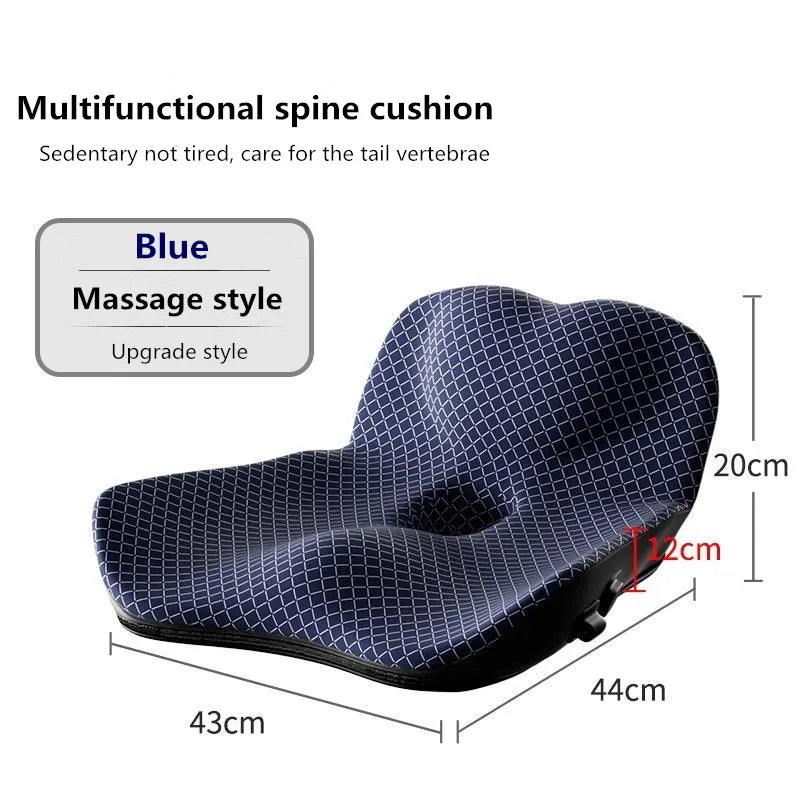 Non-Slip Orthopedic Memory Foam Cushion for Tailbone Sciatica, back Pain relief, Comfort Office Chair  Seat