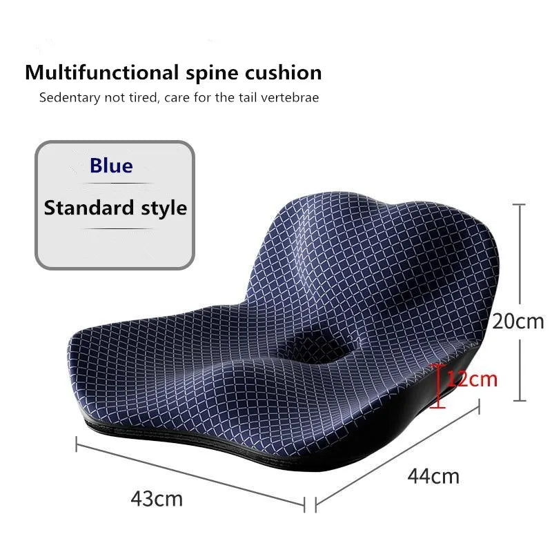 Non-Slip Orthopedic Memory Foam Cushion for Tailbone Sciatica, back Pain relief, Comfort Office Chair  Seat