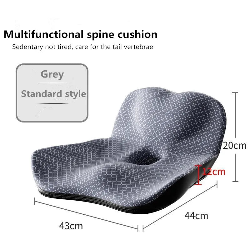 Non-Slip Orthopedic Memory Foam Cushion for Tailbone Sciatica, back Pain relief, Comfort Office Chair  Seat