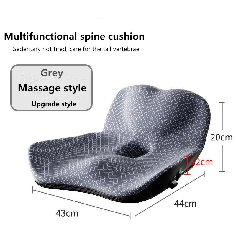 Non-Slip Orthopedic Memory Foam Cushion for Tailbone Sciatica, back Pain relief, Comfort Office Chair  Seat