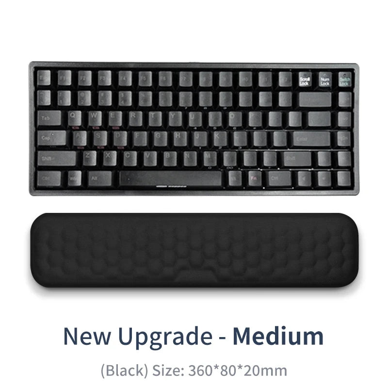 Wrist Mouse & Keyboard Protection Rest Pad Massage Texture For PC Laptop Gaming or Office