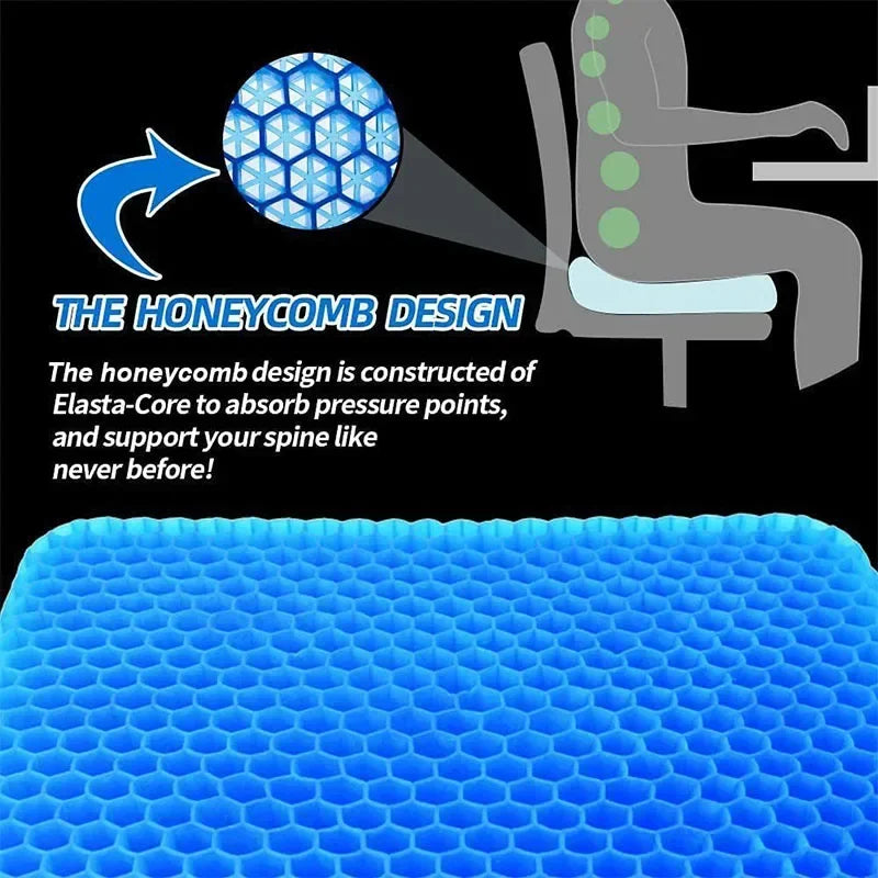 Gel Cooling Comfortable Cushion Faced Honeycomb - 2.5 -3.5cm thickness